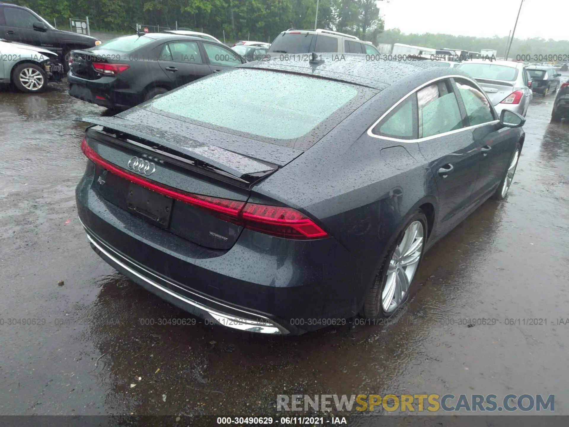 4 fotografías del automóvil dañado WAUR2AF2XKN127390 AUDI A7 2019