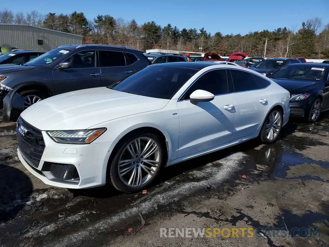 1 fotografías del automóvil dañado WAUU2AF21KN017385 AUDI A7 2019