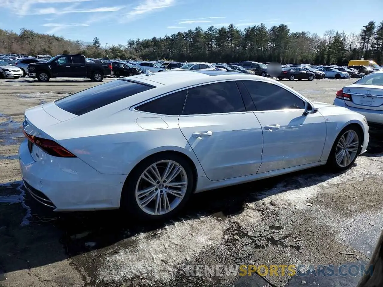 3 fotografías del automóvil dañado WAUU2AF21KN017385 AUDI A7 2019