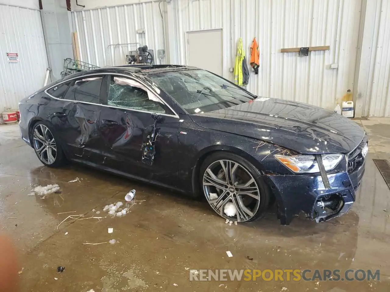 4 fotografías del automóvil dañado WAUV2AF20KN022744 AUDI A7 2019