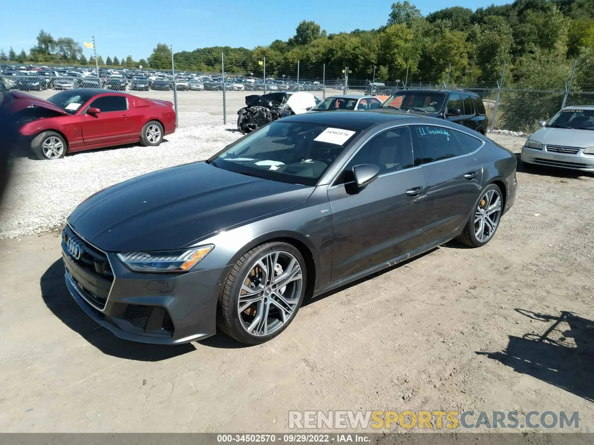 2 fotografías del automóvil dañado WAUV2AF25KN084253 AUDI A7 2019