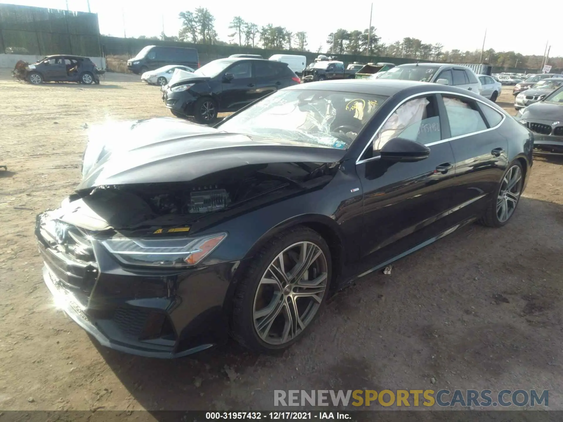 2 fotografías del automóvil dañado WAUV2AF29KN027277 AUDI A7 2019