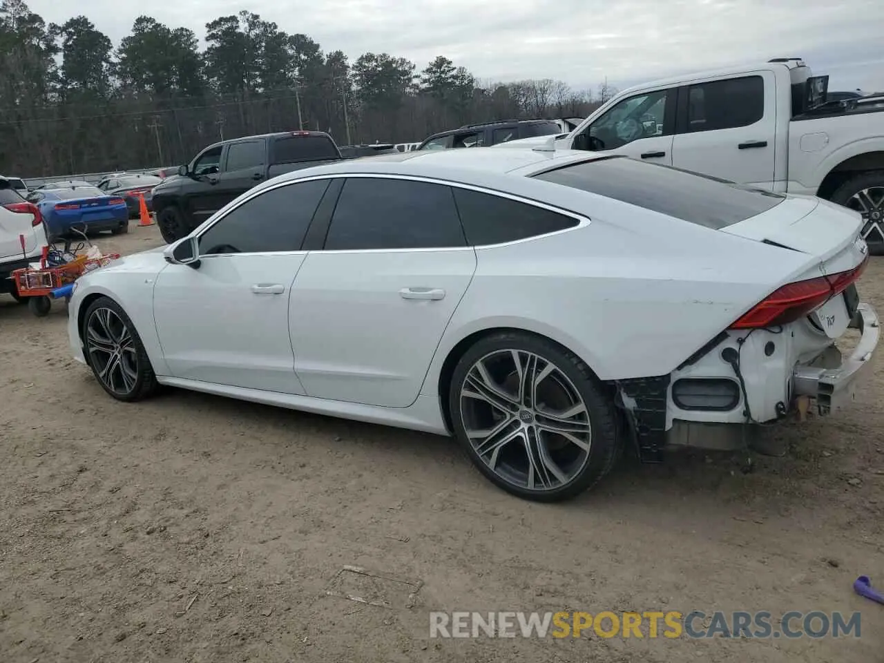 2 fotografías del automóvil dañado WAUV2BF22KN065004 AUDI A7 2019