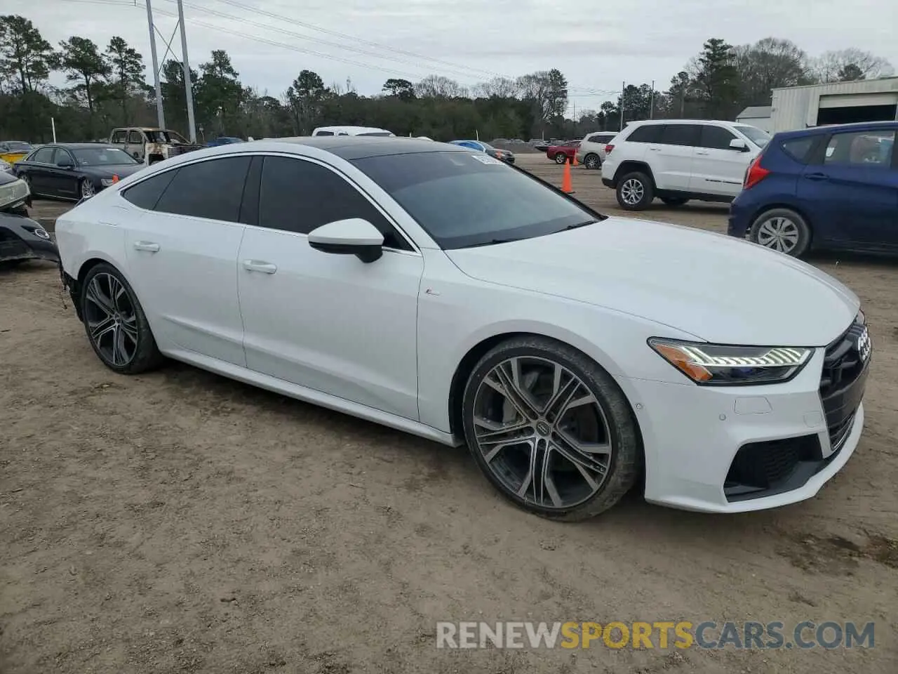 4 fotografías del automóvil dañado WAUV2BF22KN065004 AUDI A7 2019