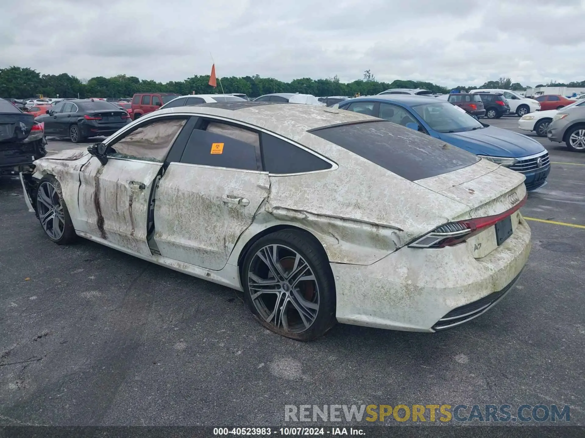 3 fotografías del automóvil dañado WAUV2BF27KN056637 AUDI A7 2019