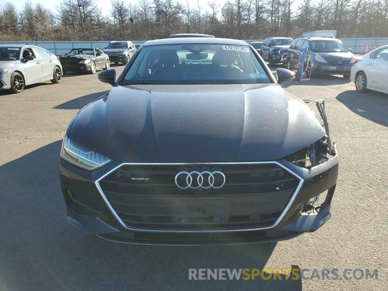 5 fotografías del automóvil dañado WAUR2AF28LN007153 AUDI A7 2020
