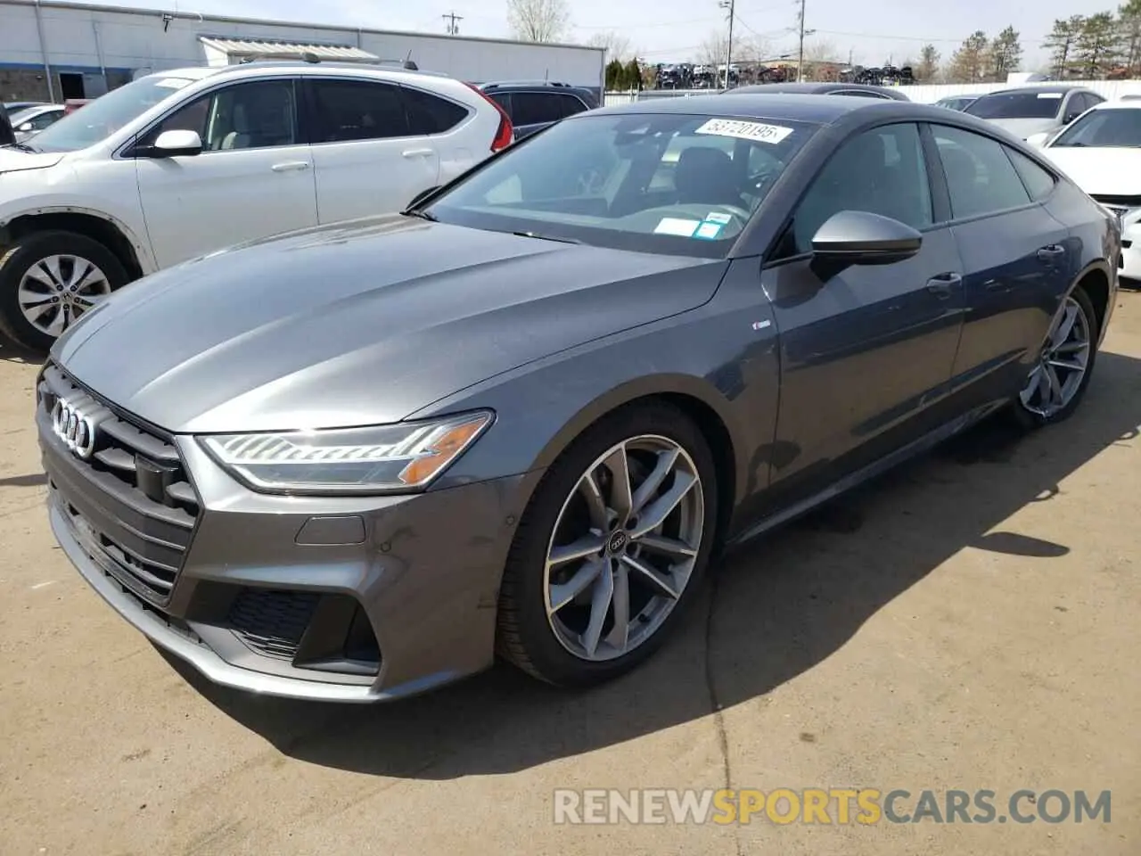 1 fotografías del automóvil dañado WAUU2AF24LN032223 AUDI A7 2020