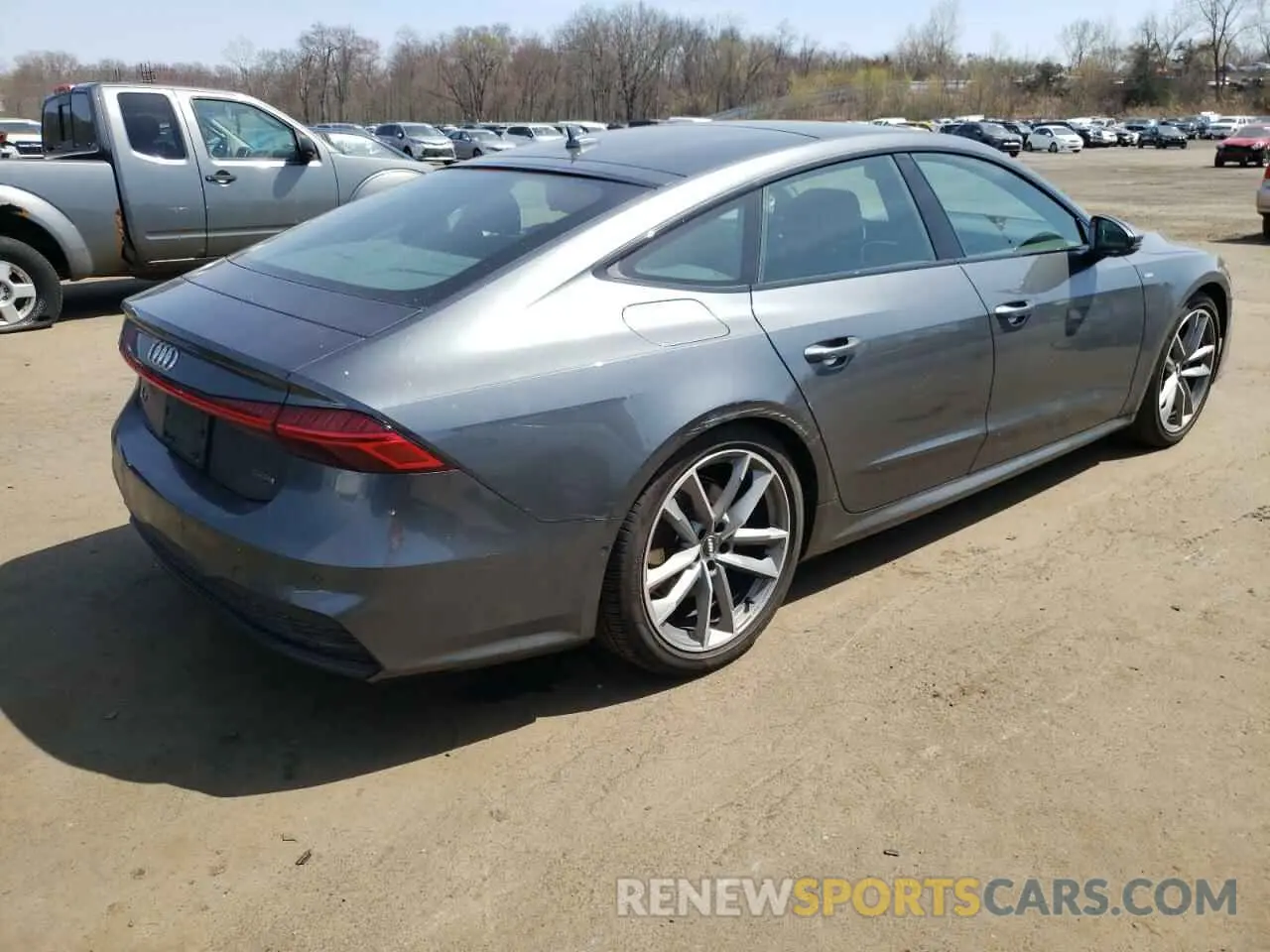 3 fotografías del automóvil dañado WAUU2AF24LN032223 AUDI A7 2020