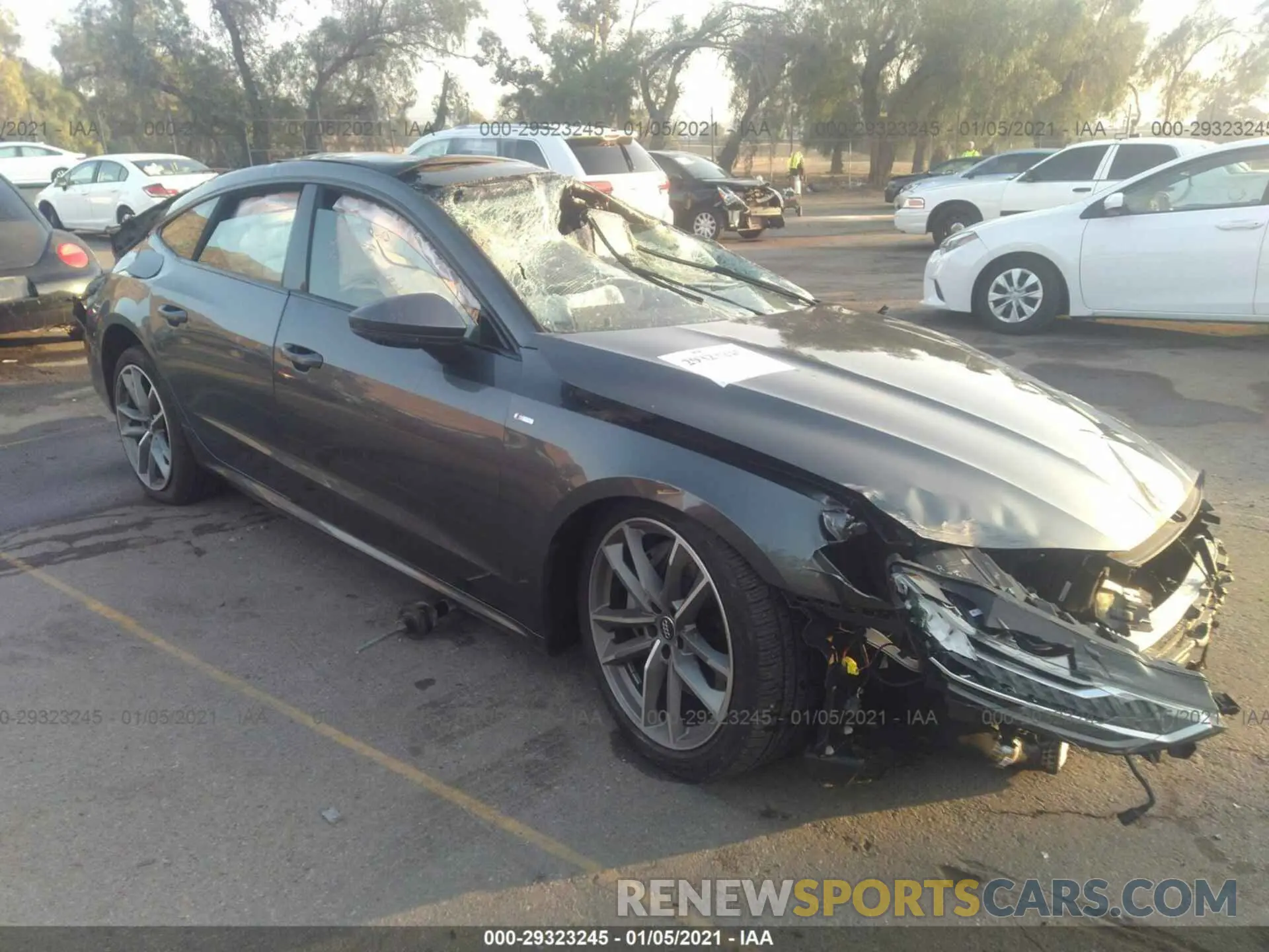 1 fotografías del automóvil dañado WAUU2AF24LN054948 AUDI A7 2020
