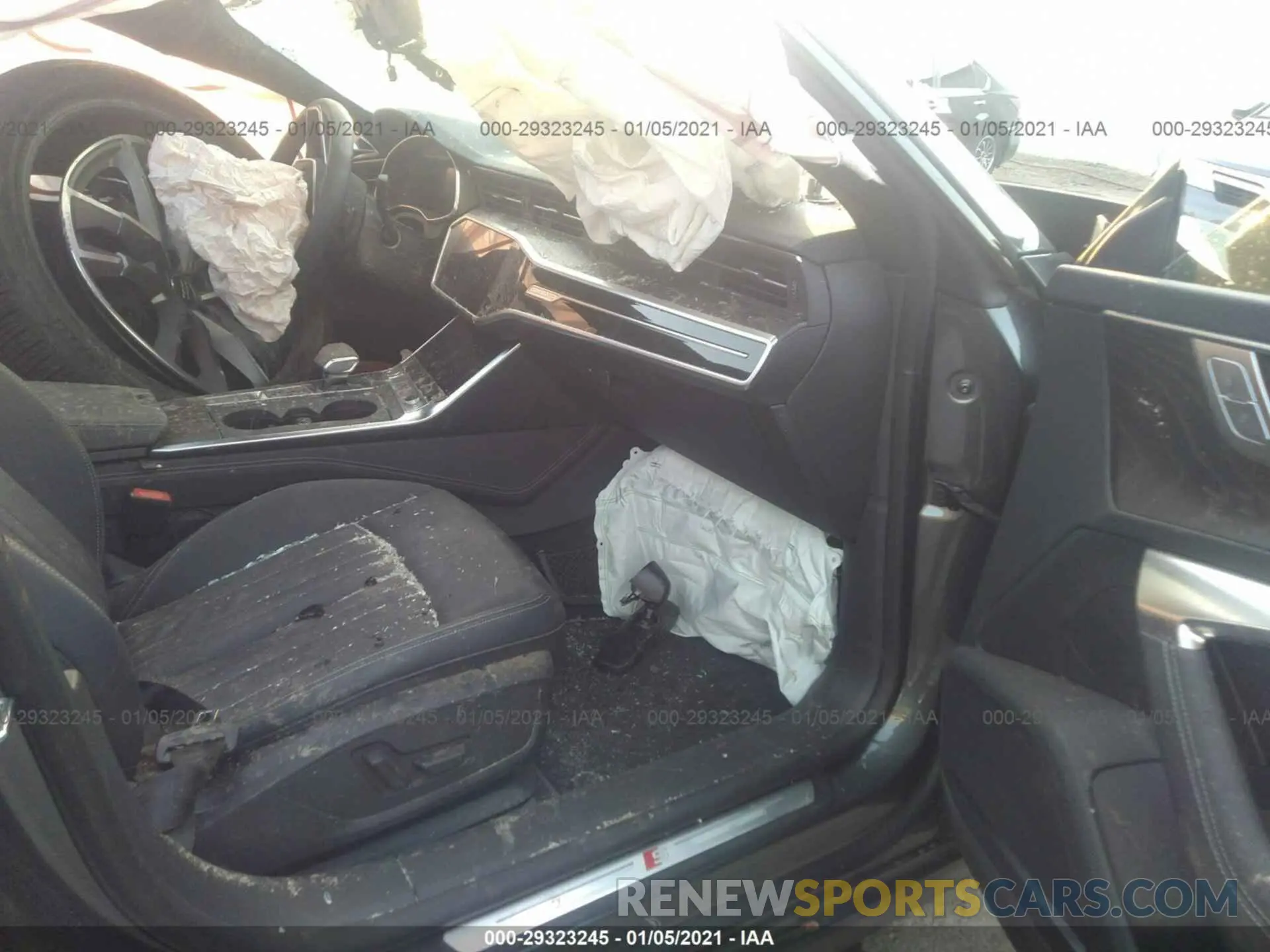 5 fotografías del automóvil dañado WAUU2AF24LN054948 AUDI A7 2020