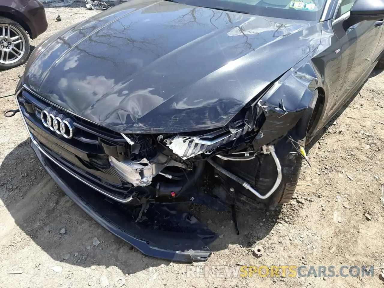 9 fotografías del automóvil dañado WAUV2AF20LN003919 AUDI A7 2020