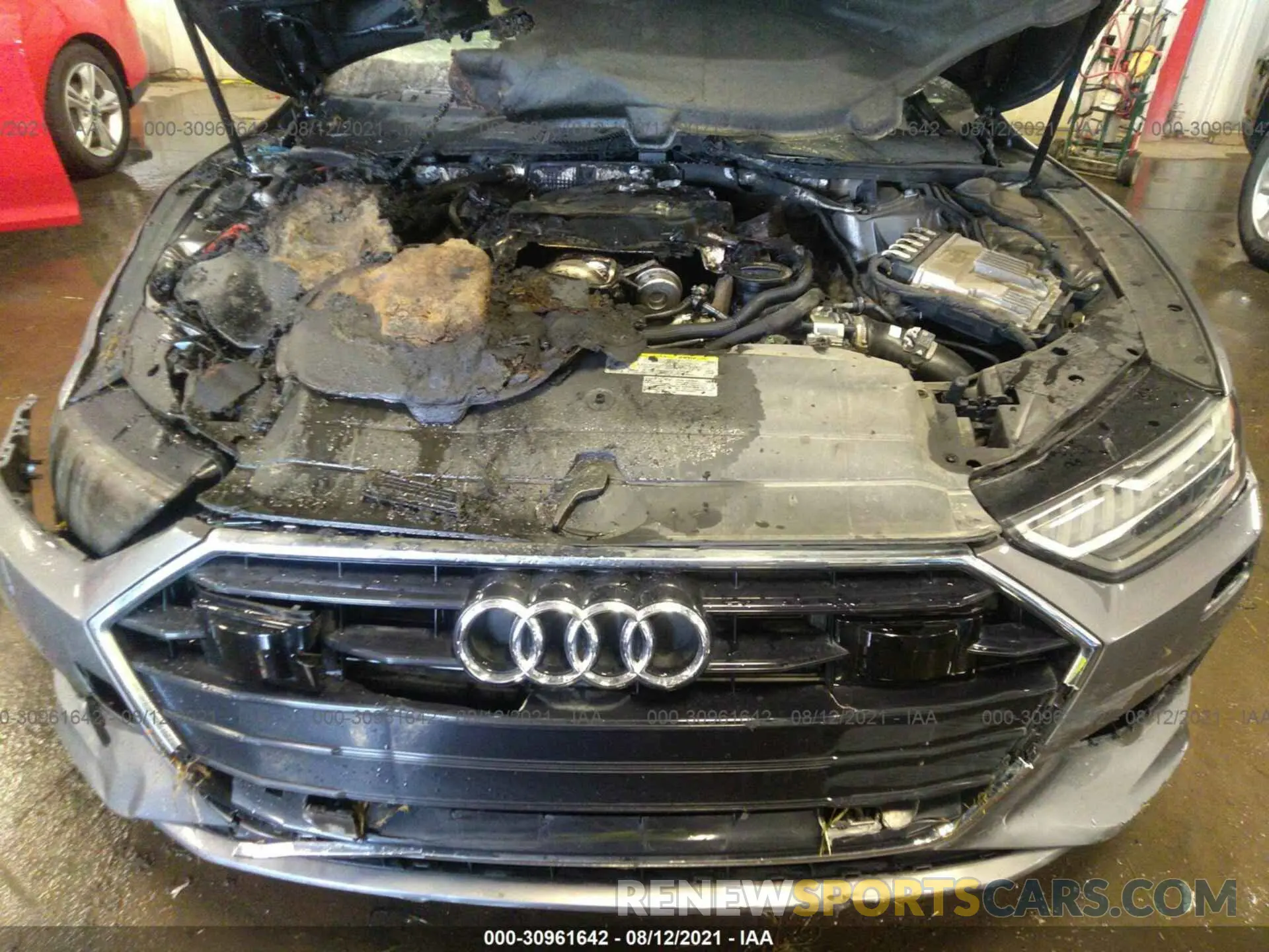 10 fotografías del automóvil dañado WAUR2AF26MN011123 AUDI A7 2021