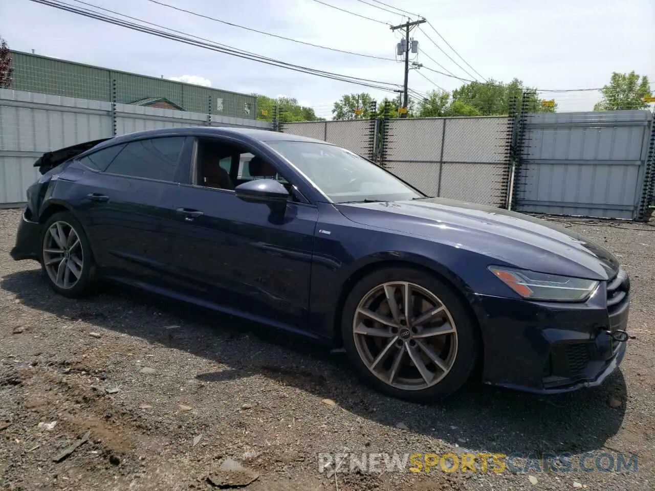 4 fotografías del automóvil dañado WAUTPBF21MN085269 AUDI A7 2021