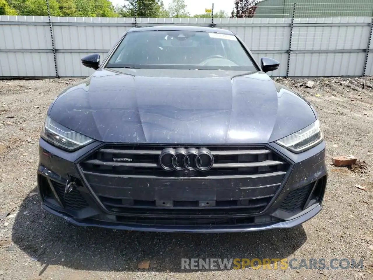 5 fotografías del automóvil dañado WAUTPBF21MN085269 AUDI A7 2021