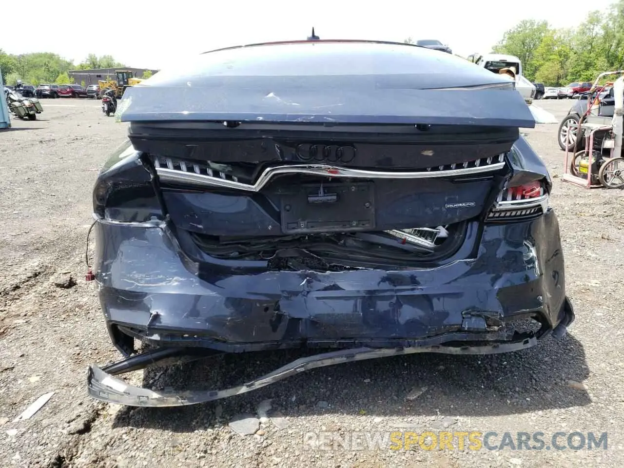 6 fotografías del automóvil dañado WAUTPBF21MN085269 AUDI A7 2021