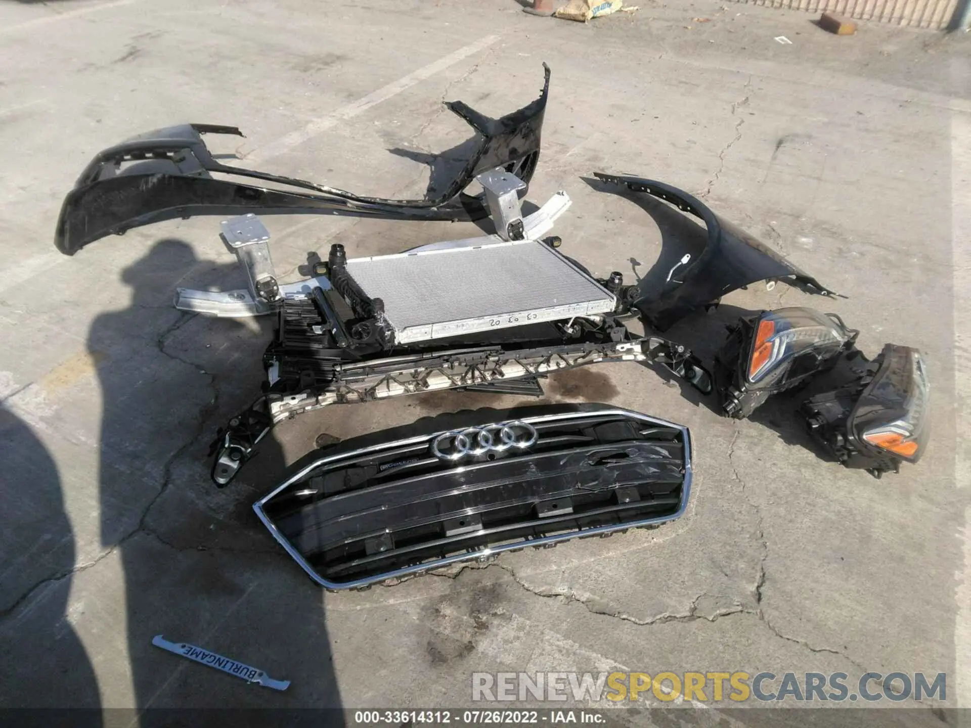 12 fotografías del automóvil dañado WAUV2AF2XMN046245 AUDI A7 2021
