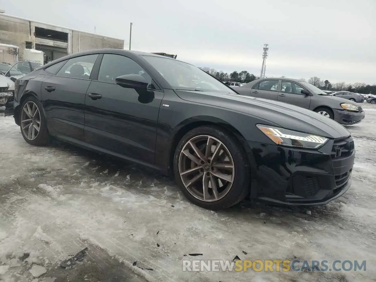 4 fotografías del automóvil dañado WAUVPBF29MN082841 AUDI A7 2021