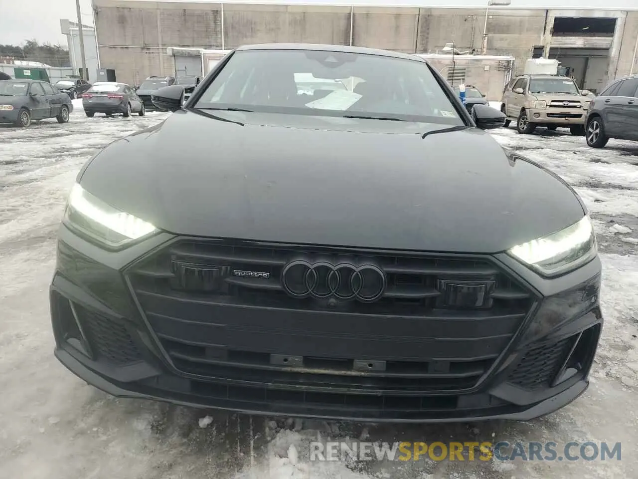 5 fotografías del automóvil dañado WAUVPBF29MN082841 AUDI A7 2021