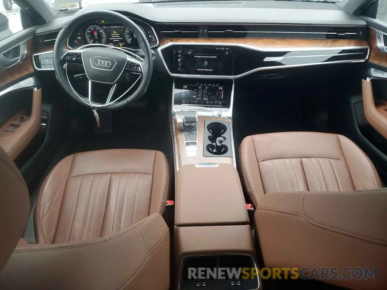 8 fotografías del automóvil dañado WAUVPBF29MN082841 AUDI A7 2021