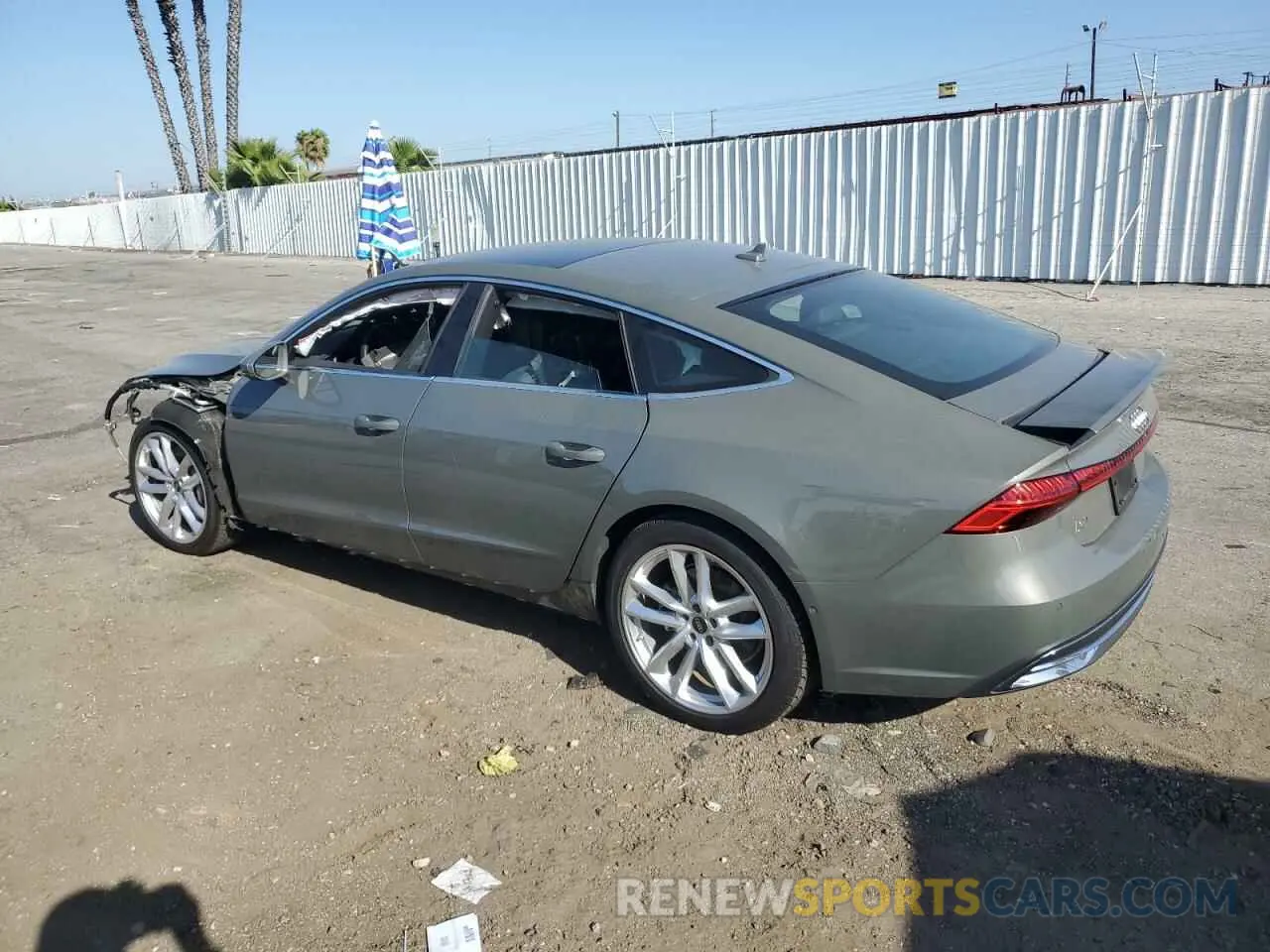 2 fotografías del automóvil dañado WAUP2BF24NN064840 AUDI A7 2022