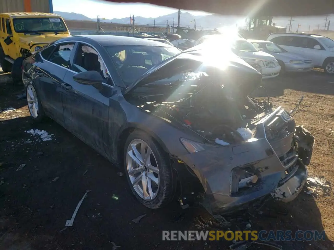 1 fotografías del automóvil dañado WAUR2BF24NN008311 AUDI A7 2022