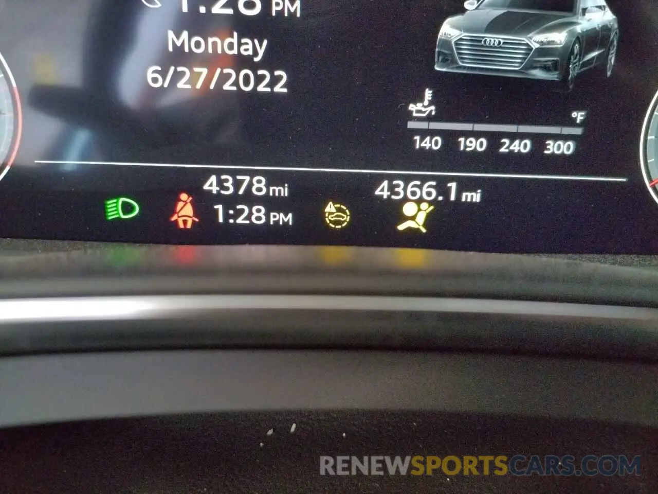 8 fotografías del automóvil dañado WAUR2BF27NN014491 AUDI A7 2022