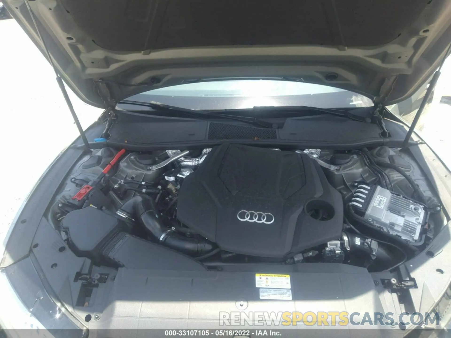 10 fotografías del automóvil dañado WAUU2BF24NN008805 AUDI A7 2022