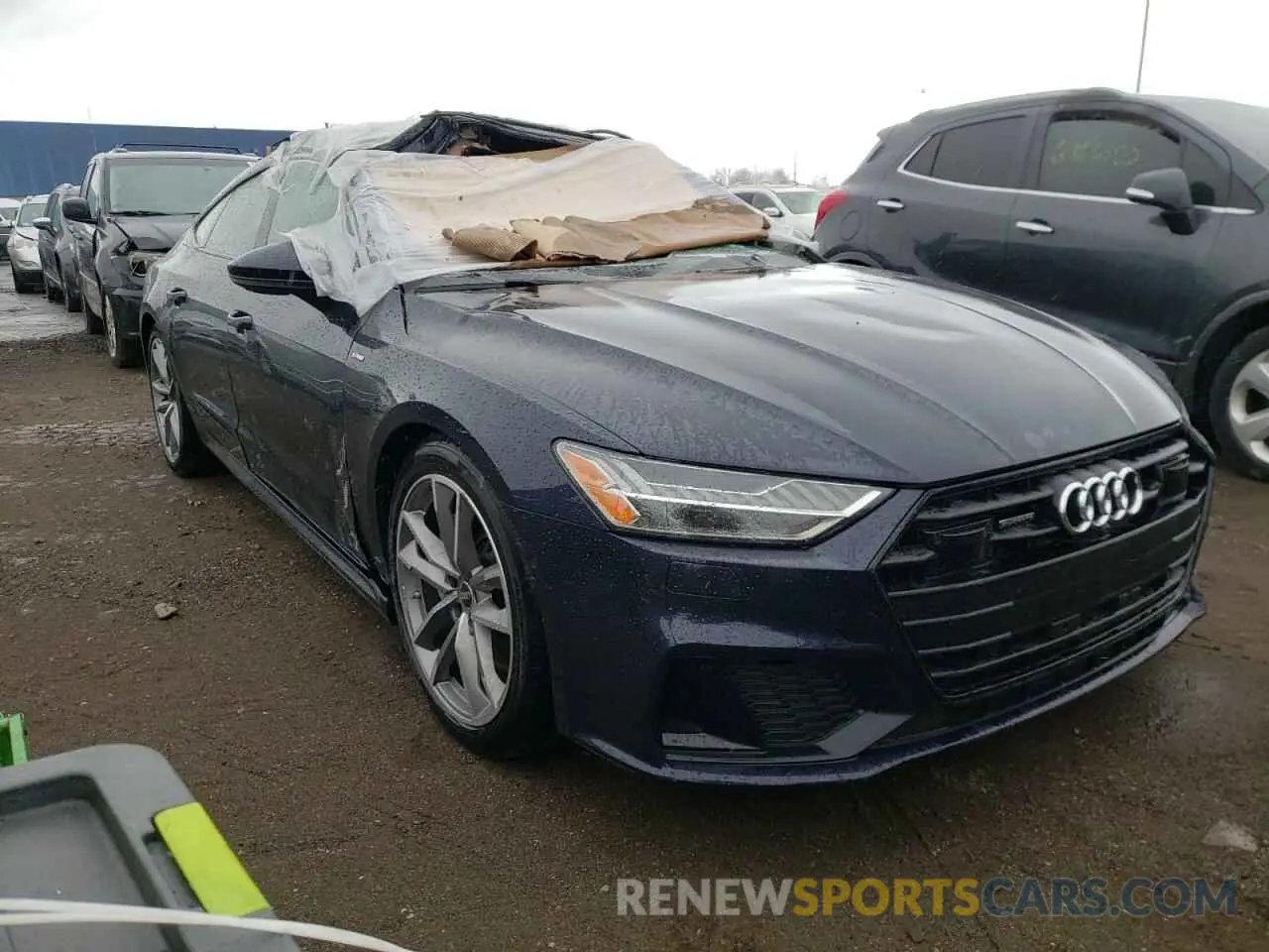 1 fotografías del automóvil dañado WAUU2BF25NN045782 AUDI A7 2022