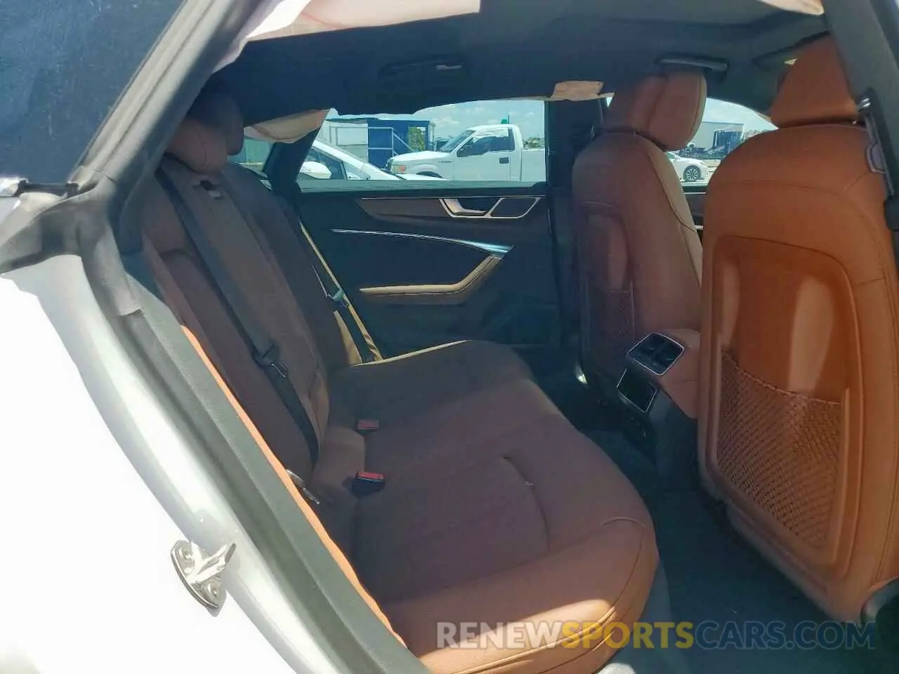10 fotografías del automóvil dañado WAUV2BF27NN034321 AUDI A7 2022
