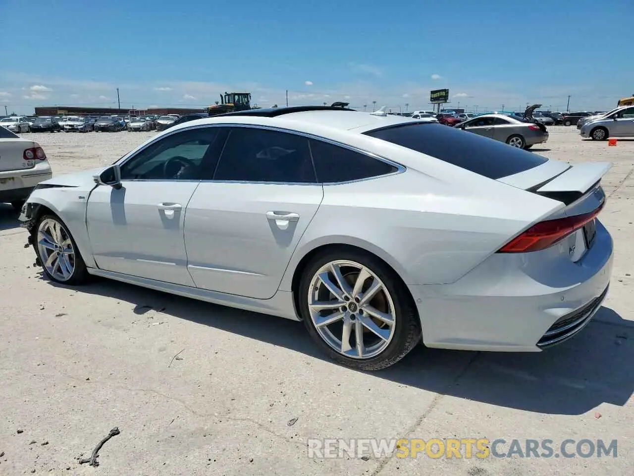 2 fotografías del automóvil dañado WAUV2BF27NN034321 AUDI A7 2022