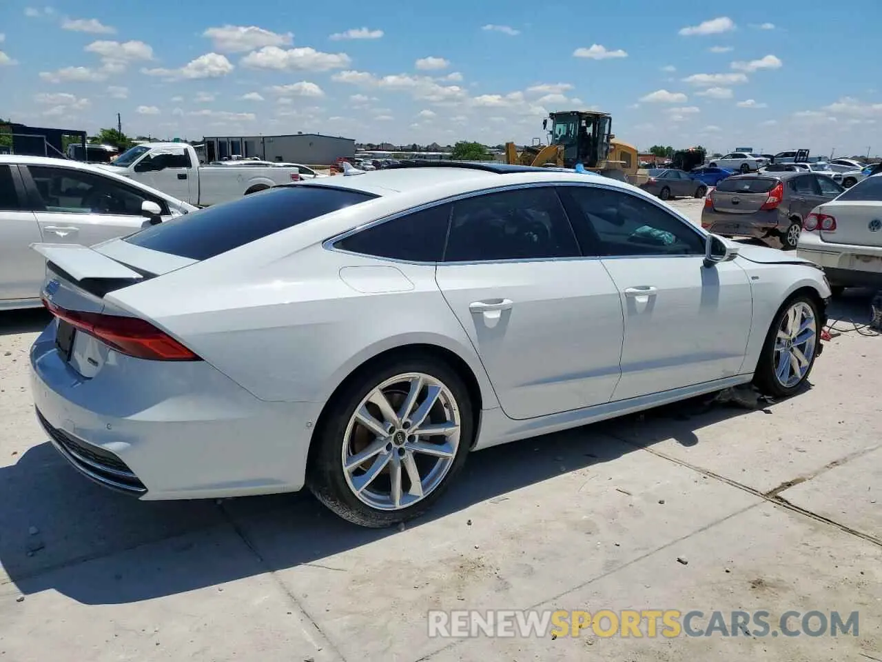 3 fotografías del automóvil dañado WAUV2BF27NN034321 AUDI A7 2022