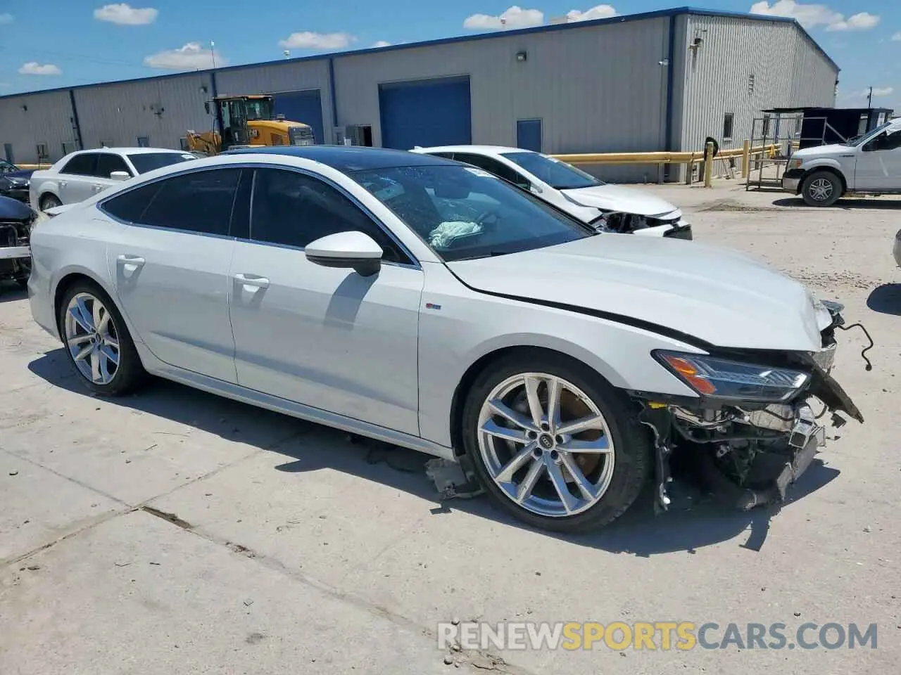 4 fotografías del automóvil dañado WAUV2BF27NN034321 AUDI A7 2022