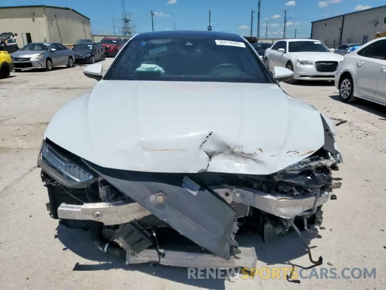 5 fotografías del automóvil dañado WAUV2BF27NN034321 AUDI A7 2022
