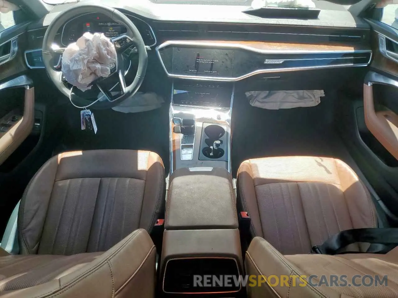 8 fotografías del automóvil dañado WAUV2BF27NN034321 AUDI A7 2022
