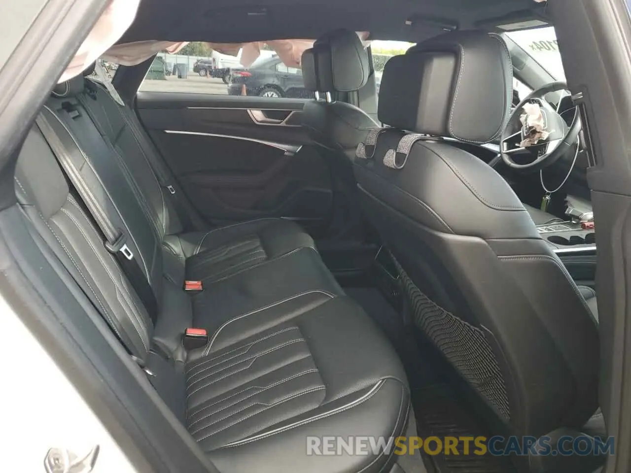 10 fotografías del automóvil dañado WAUV2BF29NN050438 AUDI A7 2022