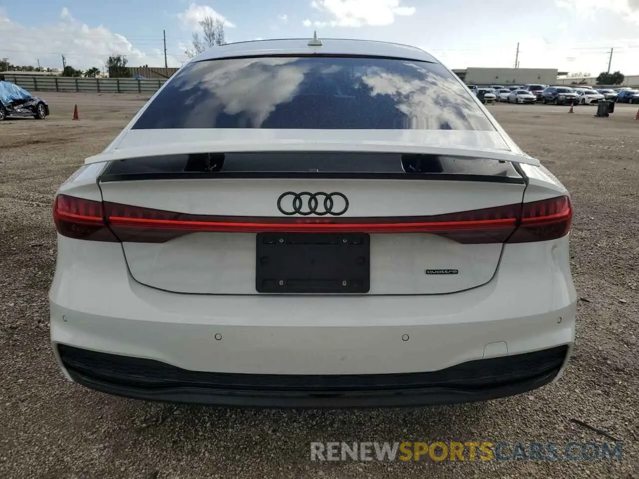 6 fotografías del automóvil dañado WAUV2BF29NN050438 AUDI A7 2022