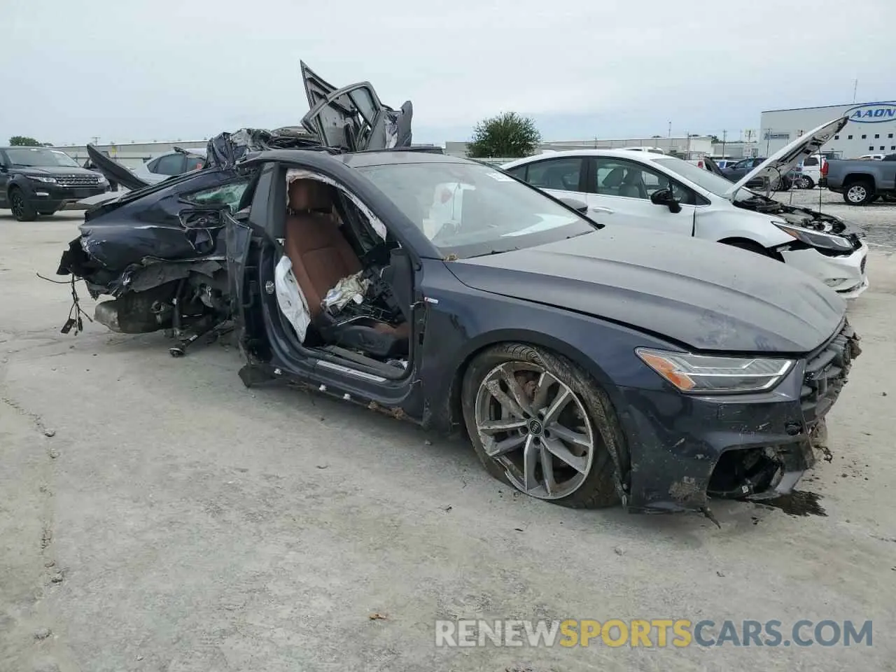 4 fotografías del automóvil dañado WAUV2BF25PN040234 AUDI A7 2023
