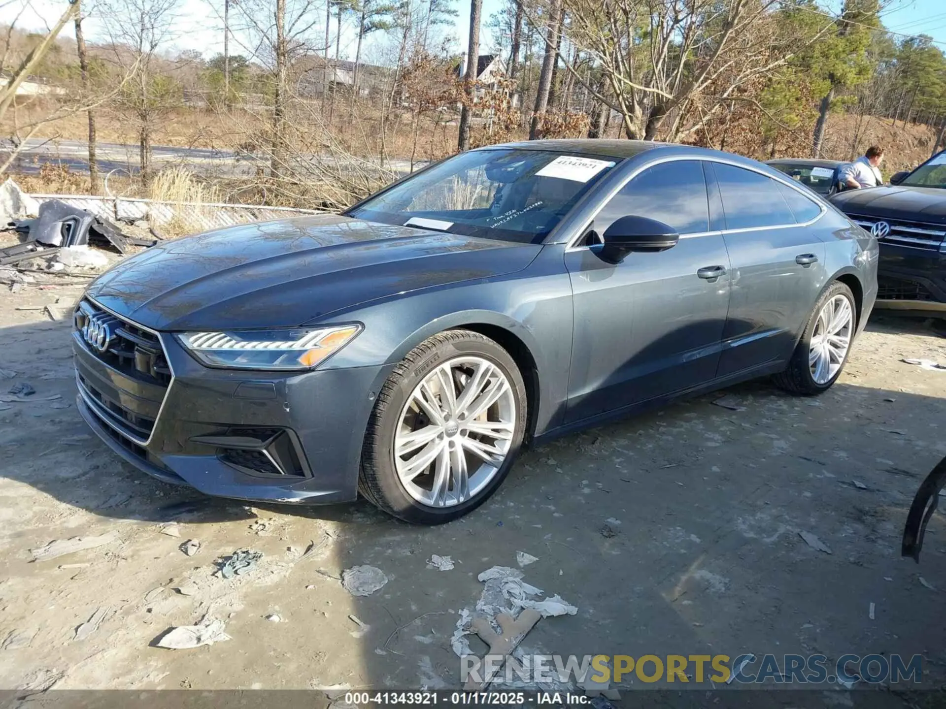 2 fotografías del automóvil dañado WAUR2AF27LN029886 AUDI A7 SPORTBACK 2020