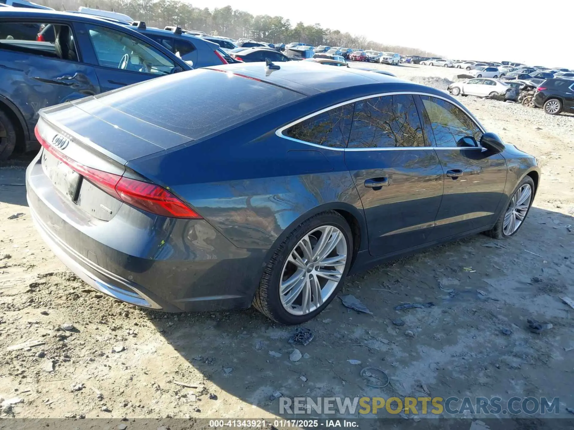 4 fotografías del automóvil dañado WAUR2AF27LN029886 AUDI A7 SPORTBACK 2020