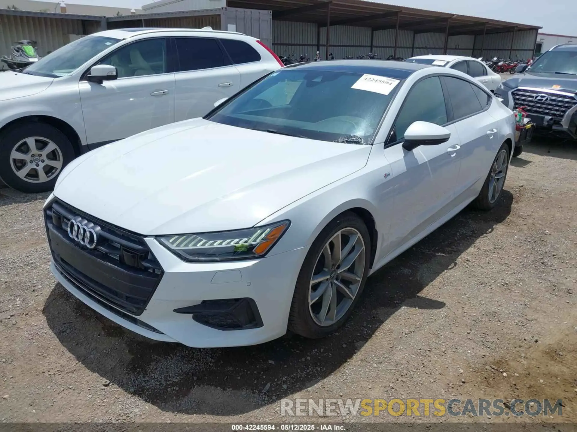 2 fotografías del automóvil dañado WAUU2AF29LN057151 AUDI A7 SPORTBACK 2020