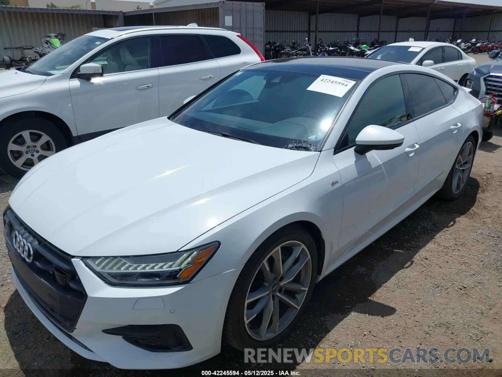 6 fotografías del automóvil dañado WAUU2AF29LN057151 AUDI A7 SPORTBACK 2020