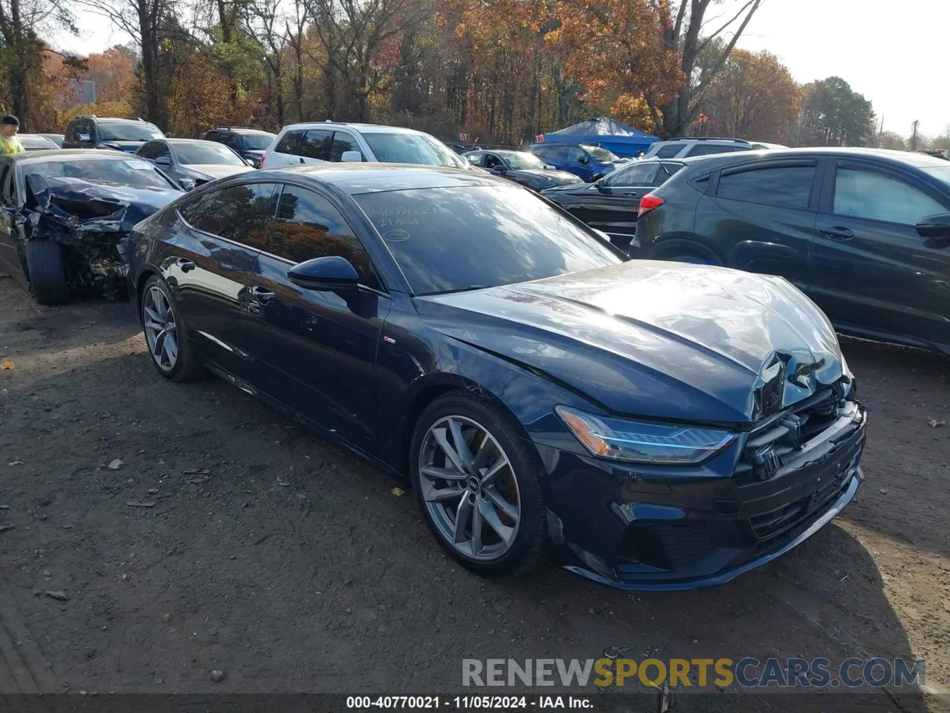 1 fotografías del automóvil dañado WAUU2AF25MN053213 AUDI A7 SPORTBACK 2021