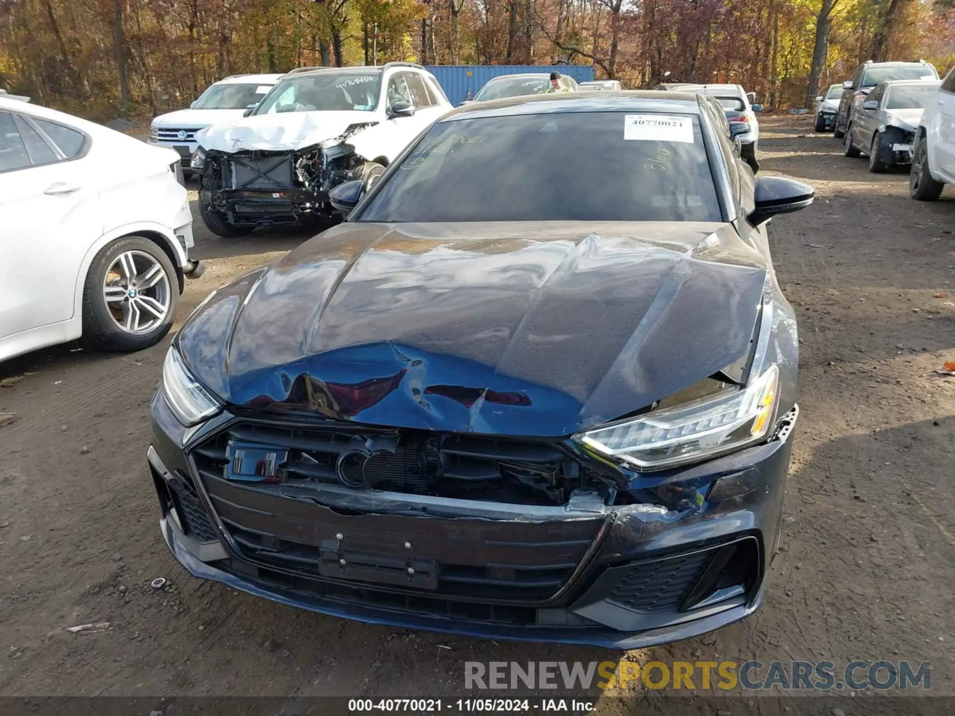 12 fotografías del automóvil dañado WAUU2AF25MN053213 AUDI A7 SPORTBACK 2021
