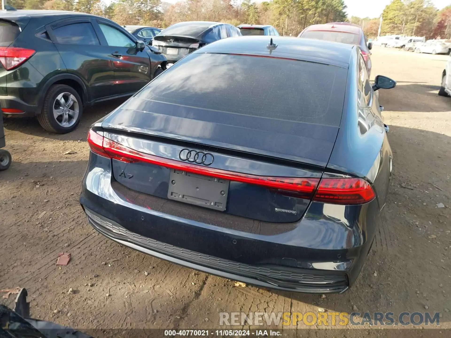 16 fotografías del automóvil dañado WAUU2AF25MN053213 AUDI A7 SPORTBACK 2021