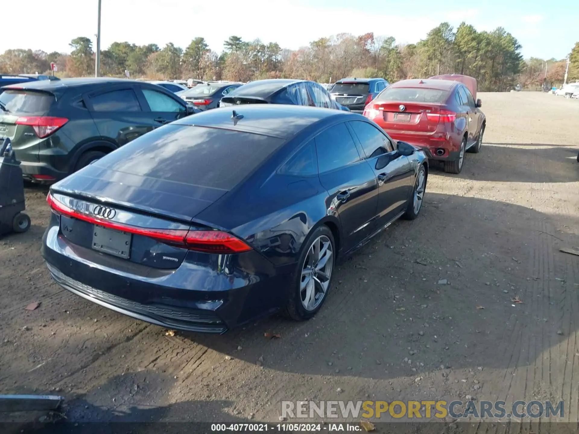 4 fotografías del automóvil dañado WAUU2AF25MN053213 AUDI A7 SPORTBACK 2021