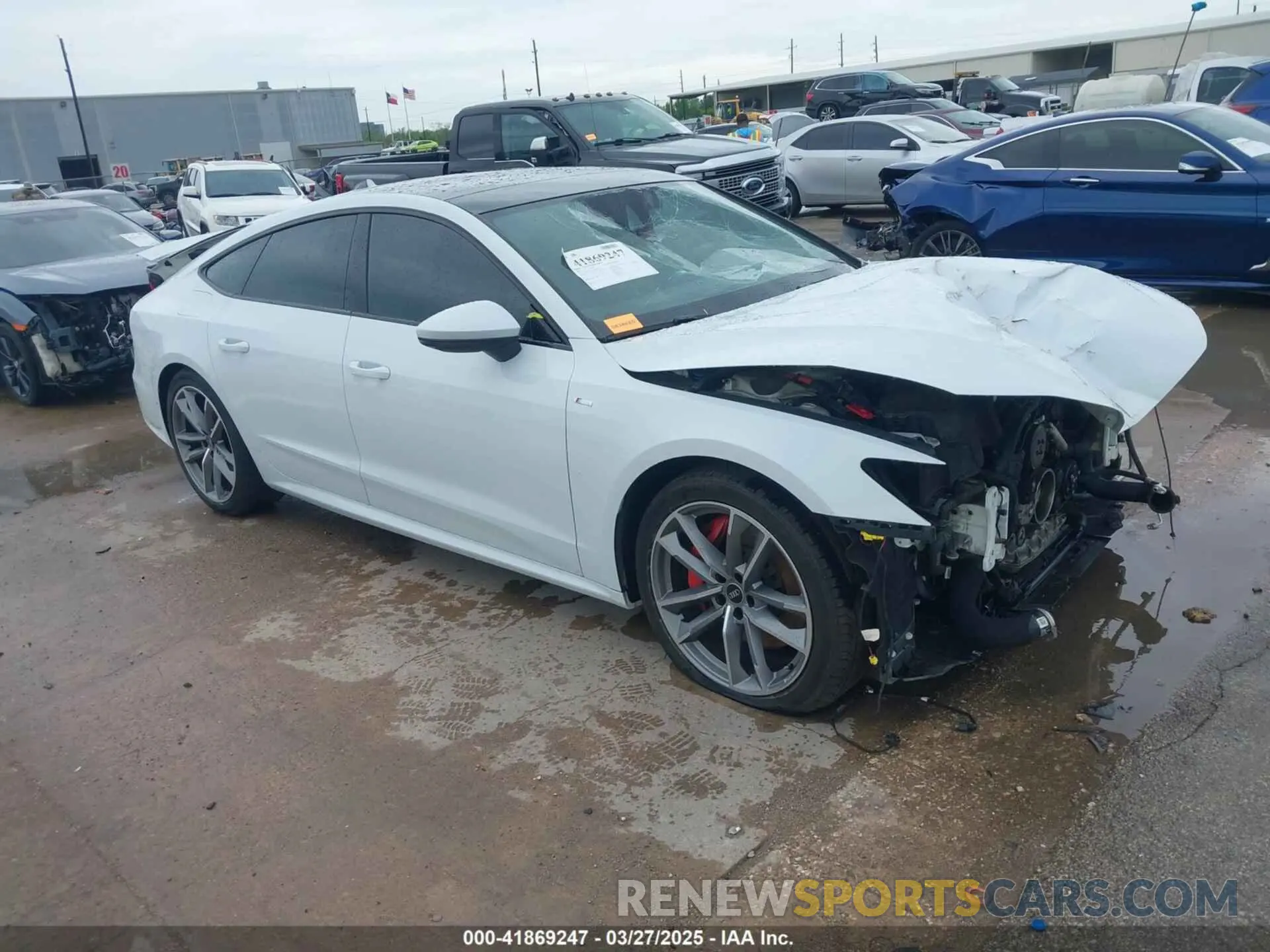 1 fotografías del automóvil dañado WAUU2BF23NN059065 AUDI A7 SPORTBACK 2022