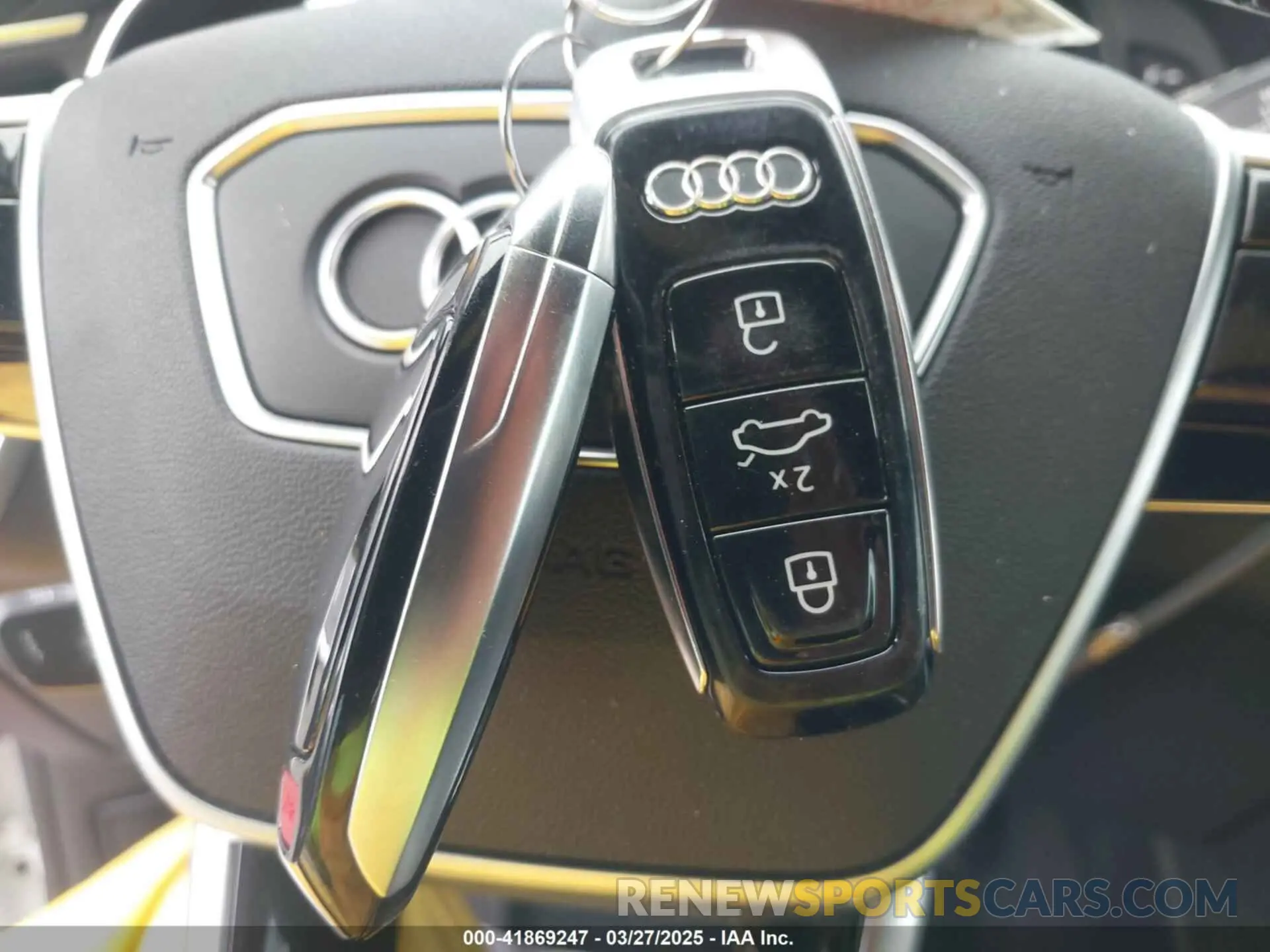 11 fotografías del automóvil dañado WAUU2BF23NN059065 AUDI A7 SPORTBACK 2022
