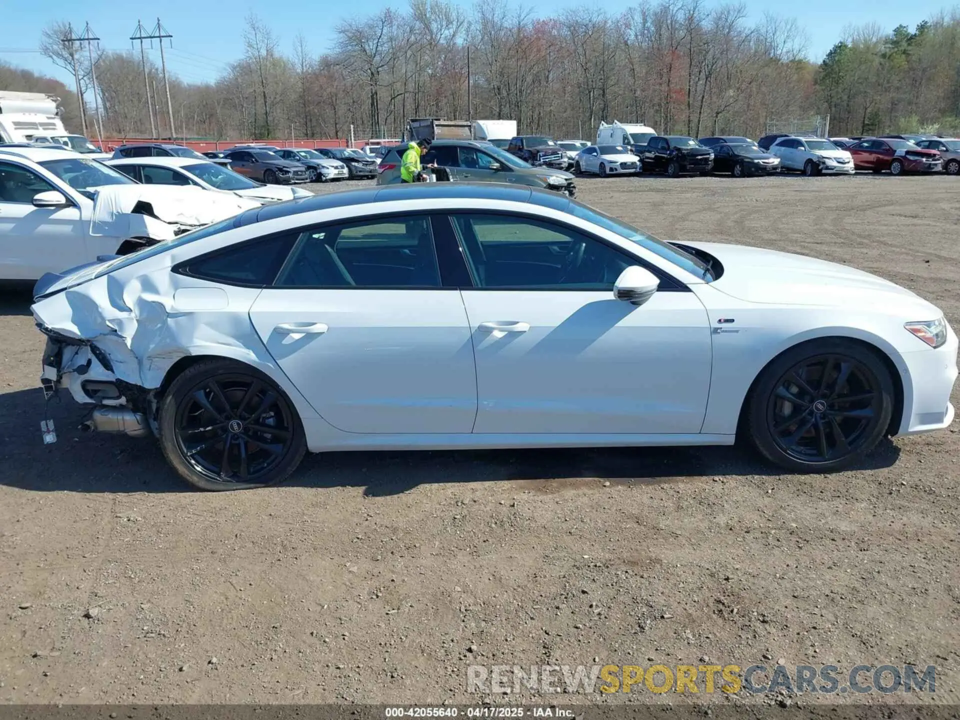 14 fotografías del automóvil dañado WAUU2BF24PN040320 AUDI A7 SPORTBACK 2023