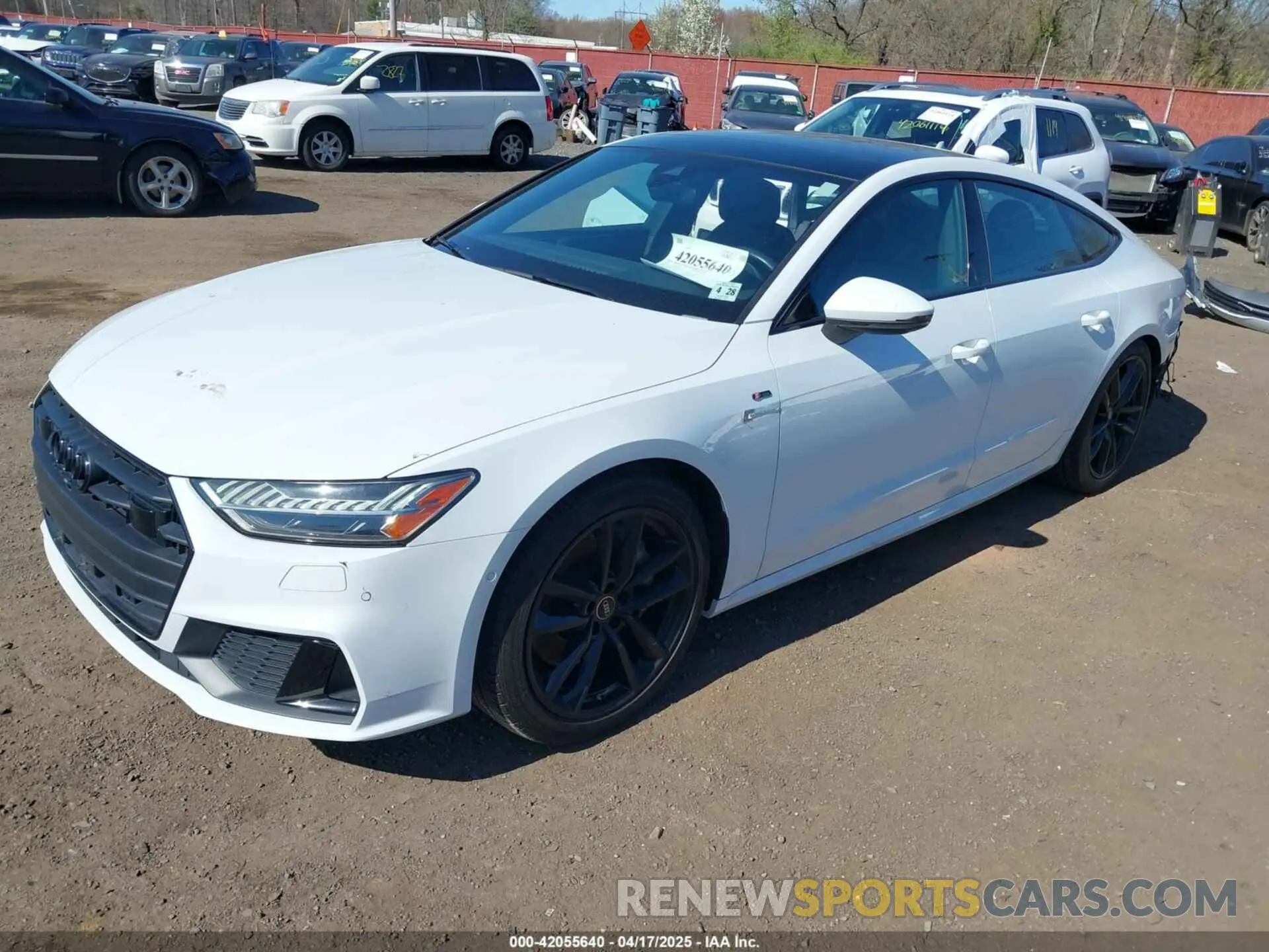 2 fotografías del automóvil dañado WAUU2BF24PN040320 AUDI A7 SPORTBACK 2023