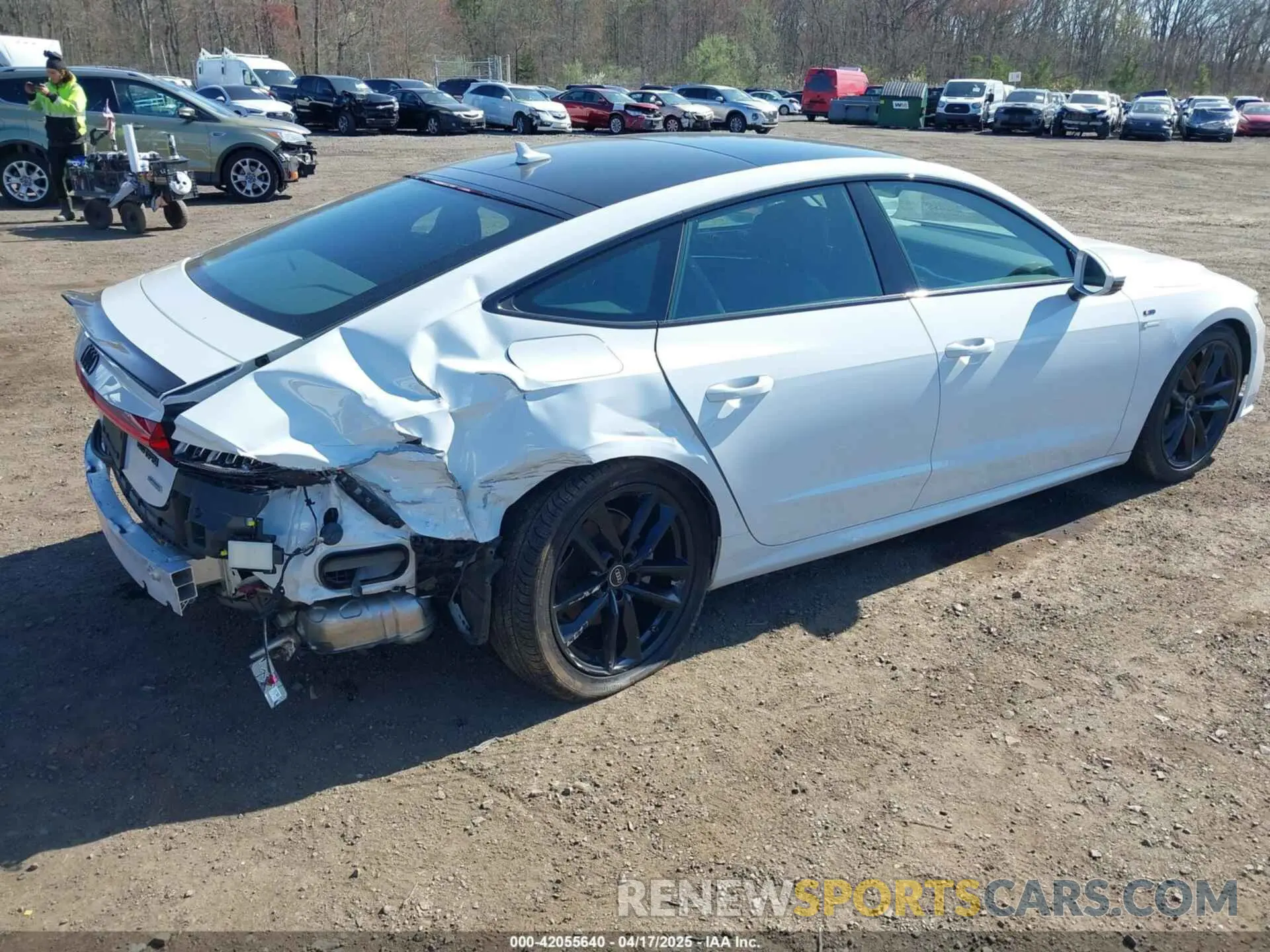 4 fotografías del automóvil dañado WAUU2BF24PN040320 AUDI A7 SPORTBACK 2023